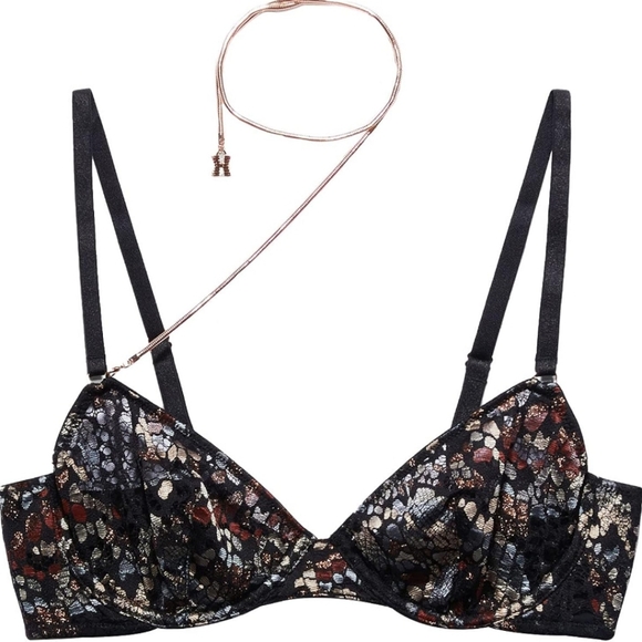 New Savage X Fenty Women's Snake Unlined Lace Demi Bra - Picture 5 of 5